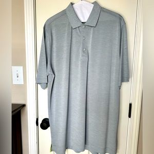 FOOTJOY Solid Gray Polo Golf Shirt XXL